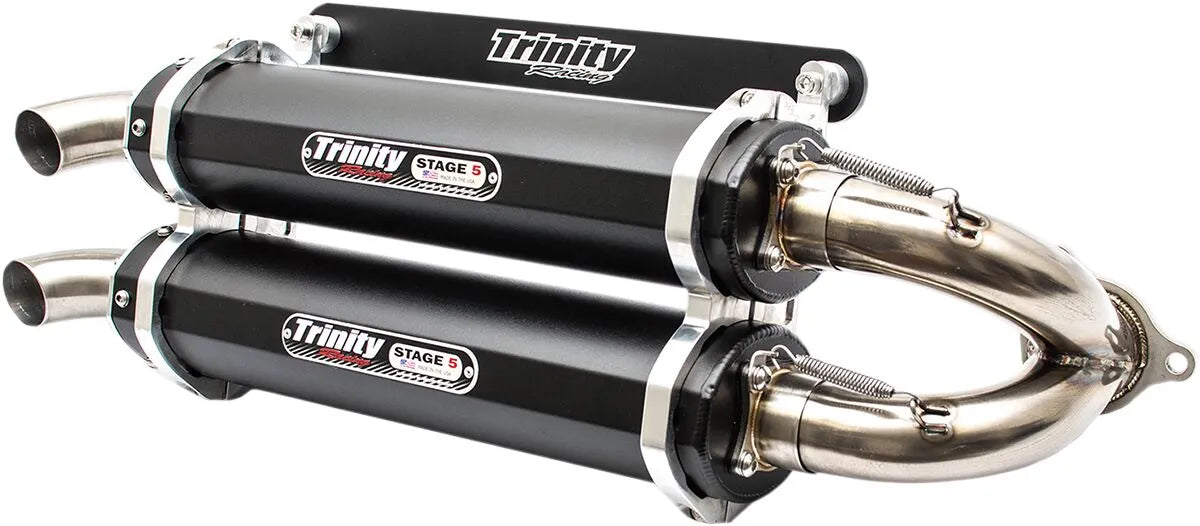 Trinity Racing Stage 5 Slip-on Dual Muffler - Uwolnij pełny potencjał!