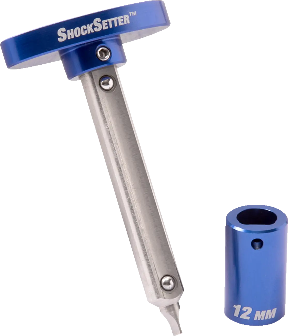 Motion Pro ShockSetter Shock Adjustment Tool 12 mm Blue Silver