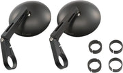 Daytona Bar End Mirror - Black Aluminum
