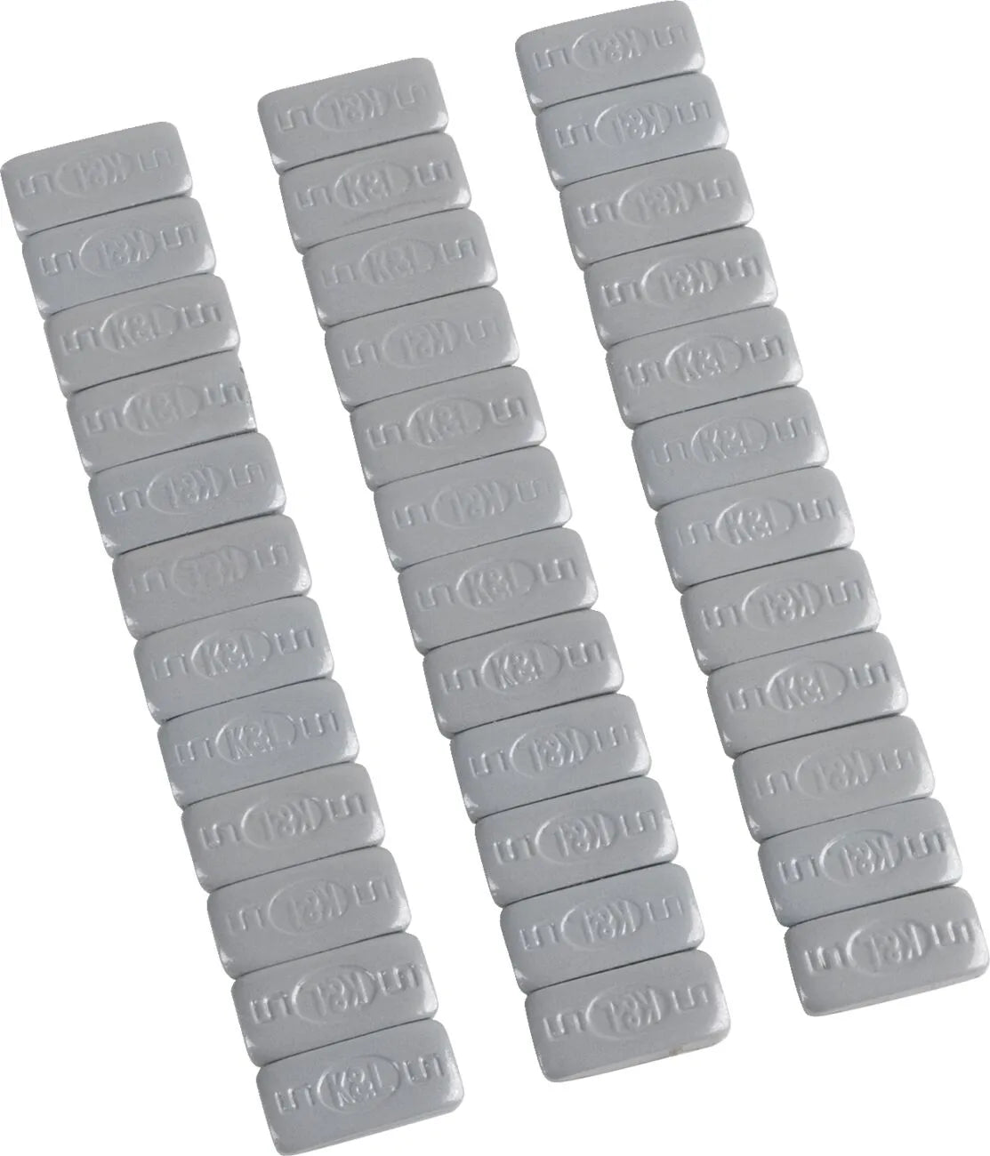 K&L Supply Quickstick Adhesive Stick-On Wheel Weights 5g Silver