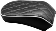 Le Pera Bare Bones Pillion Pad - Diamond Stitch - For Harley Davidson