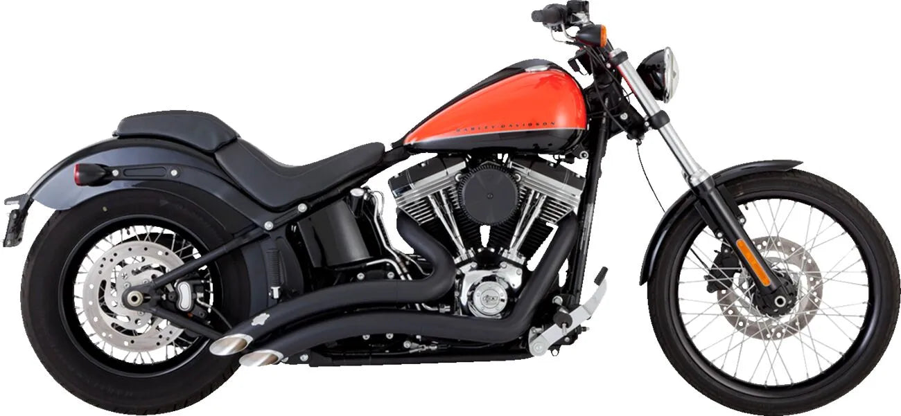 Vance & Hines Big Radius Układ Wydechowy - 2-w-2 Czarny