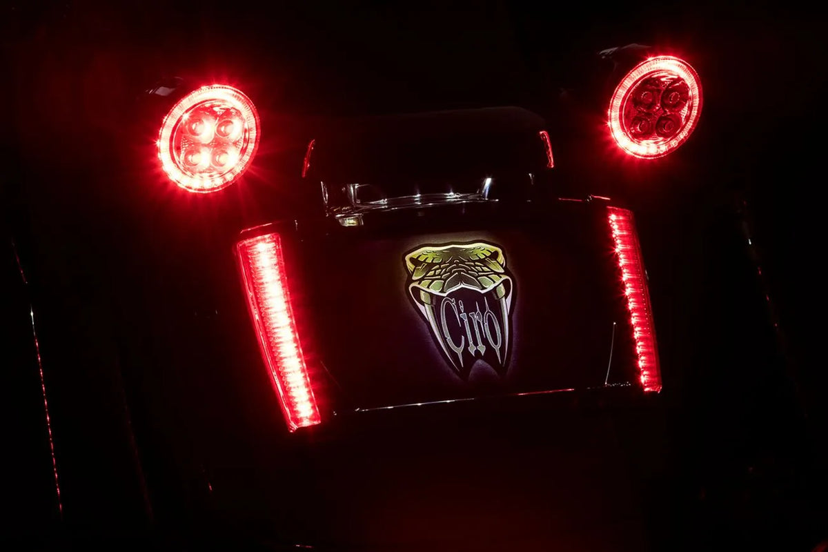 Ciro Led Lighted License Plate Frame For Harley-davidson