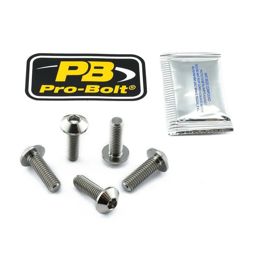 Pro Bolt Tytanowy Zestaw Śrub Mocujących Rotor Hamulcowy