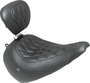 Mustang Wide Tripper Solo Seat - For Harley Davidson