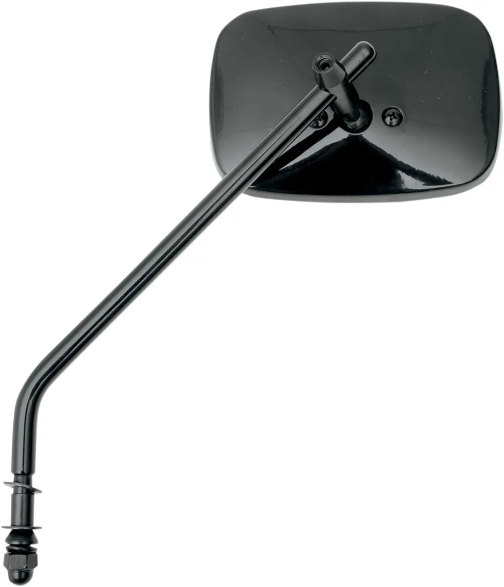 Drag Specialties Die Cast Mirror - Black, Gloss