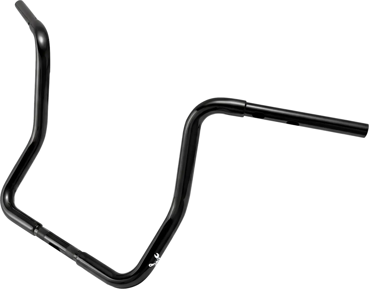 Burly Brand Bagger Bar 1-1/4" 15" Ape Hanger Handlebar Black