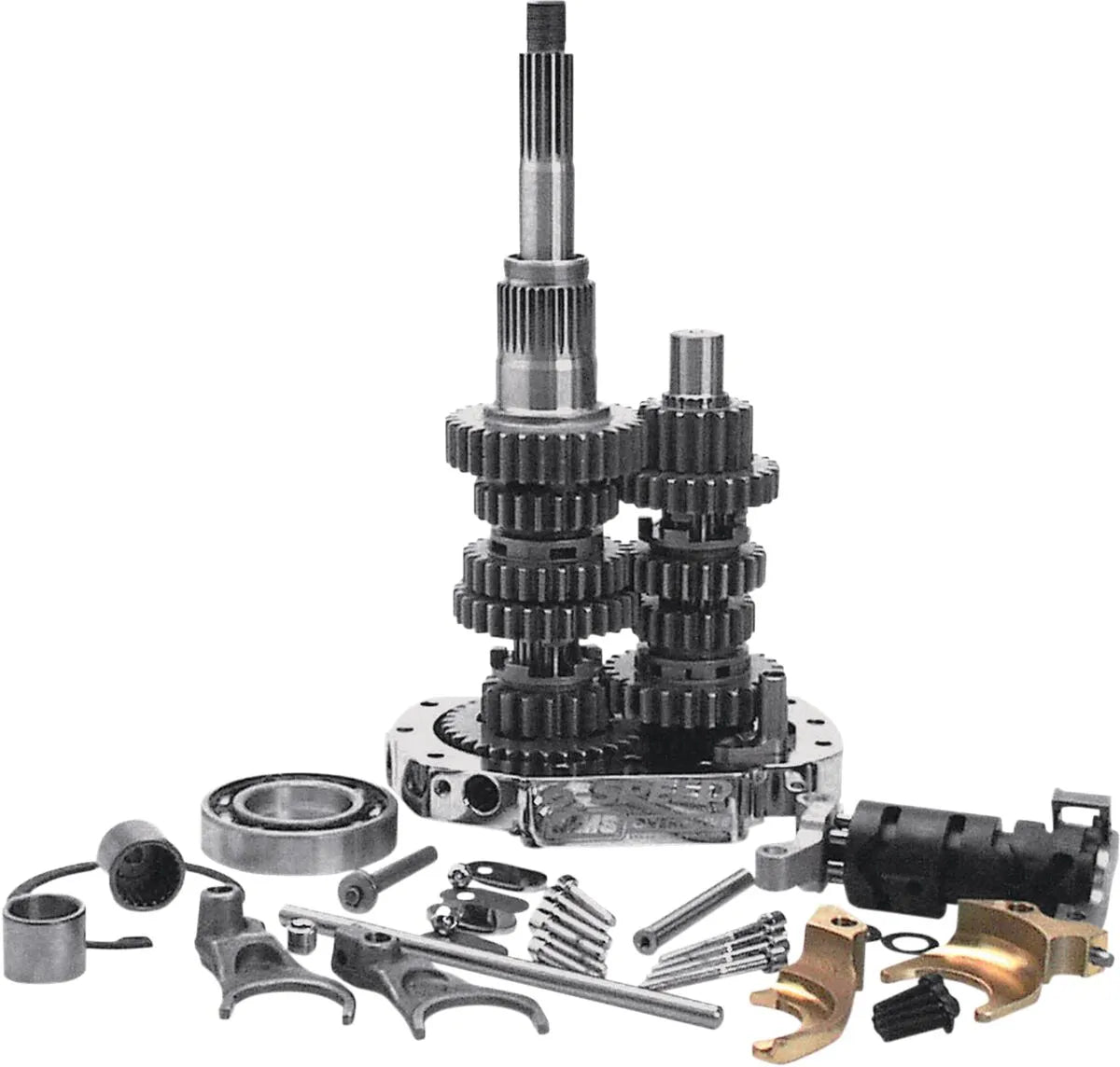 Jims Super Kit 6-Speed Overdrive Gear Kit for Harley FLSTF FLSTC