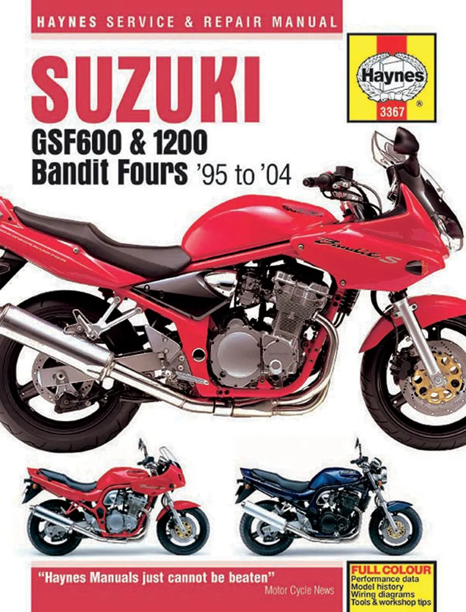 Haynes Motorcycle Repair Manual for Suzuki Bandit
