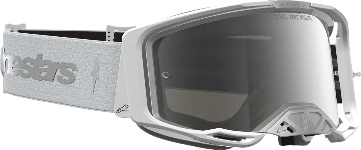 Alpinestars Vision 8 Goggles Amber White Silver Mirror