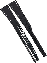 Drag Specialties Leather Lever Covers - Black