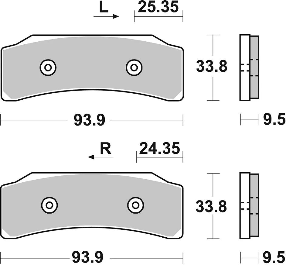 Sbs Ds Racing Dual Sintered Klocki Hamulcowe