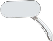 Drag Specialties Oval Mirror - Chrome Billet Aluminum