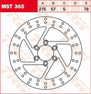 Trw Okrągła Stała Tarcza Hamulcowa 250-299mm - Tył