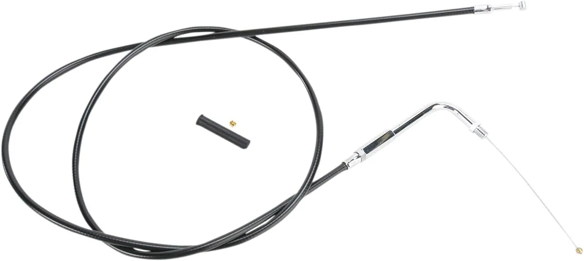Drag Specialties Black Vinyl Throttle Cable 58" for Mikuni