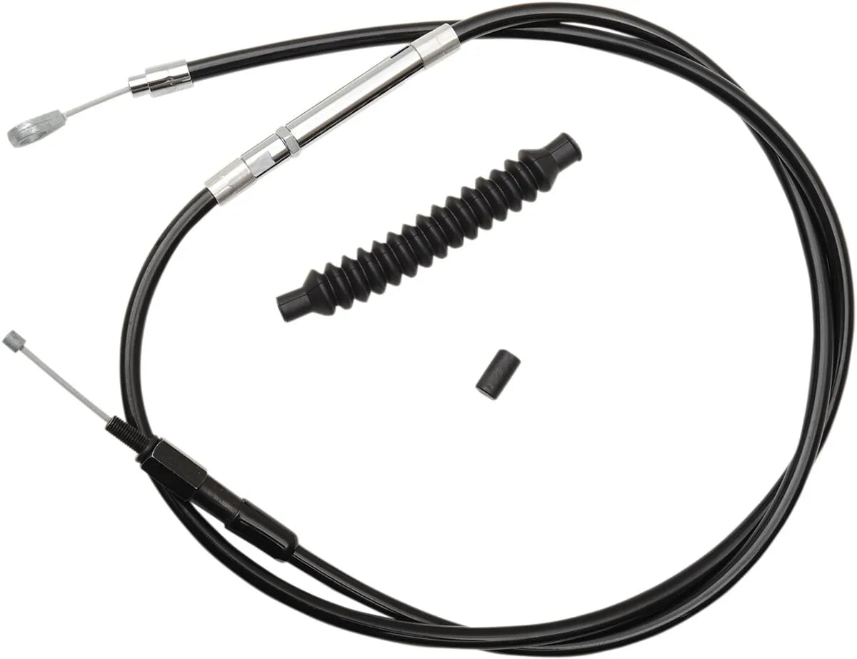La Choppers Black Vinyl Clutch Cable for Ape Hangers