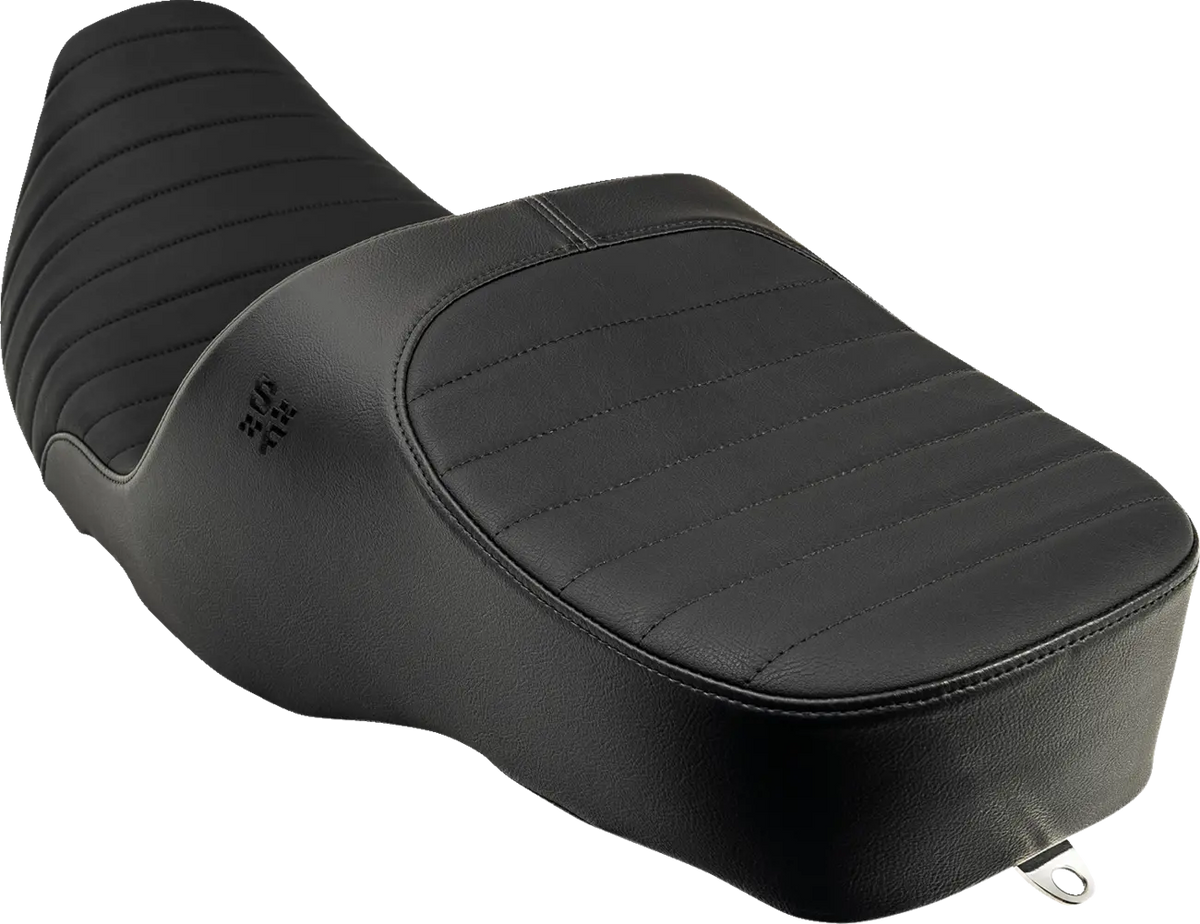 Slyfox Chariot Seat Black Classic Stitch for FLH/FLT 1997-2007