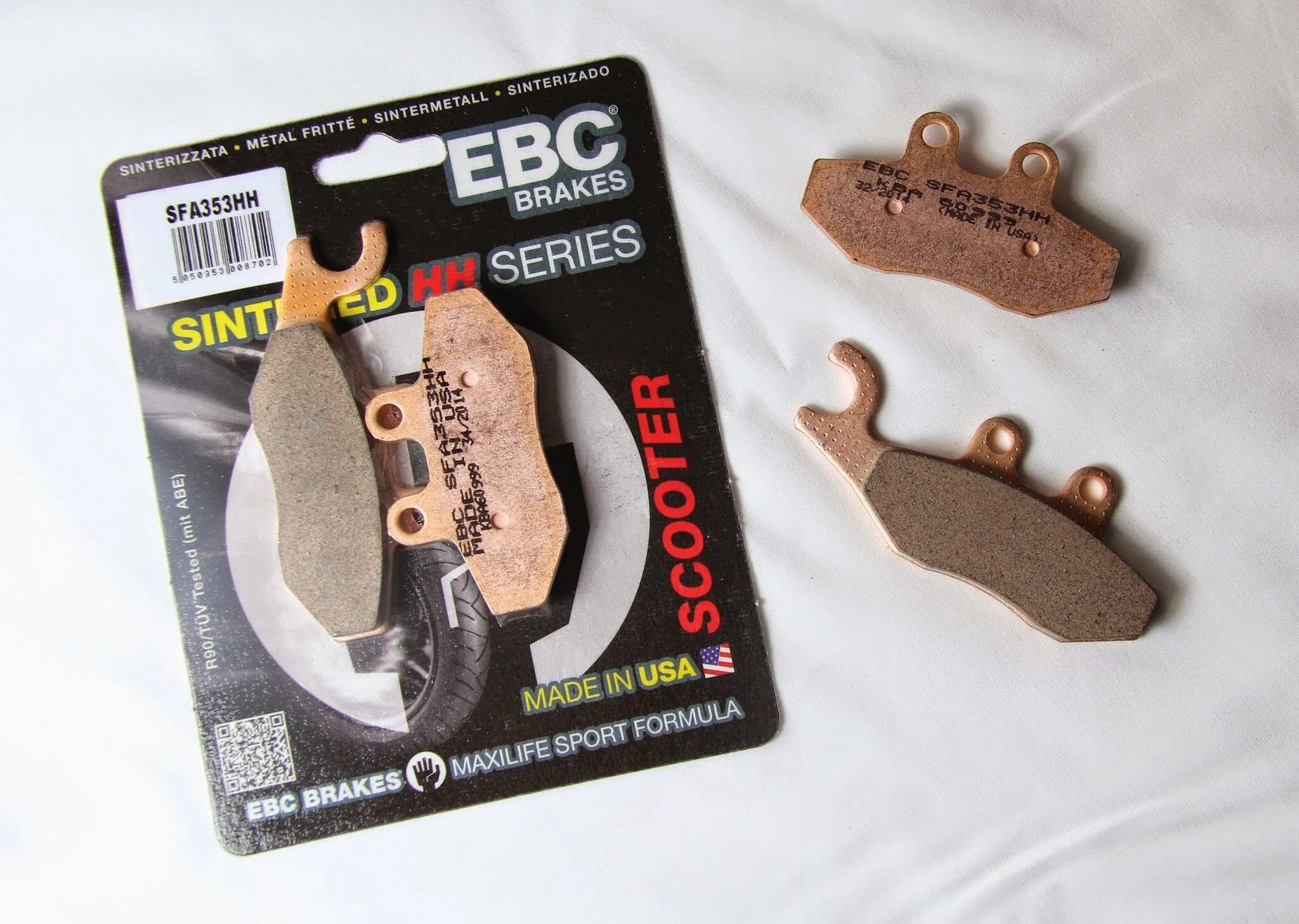 Ebc Sfa-hh Series Sintered Brake Pads For Scooters - Front & Rear