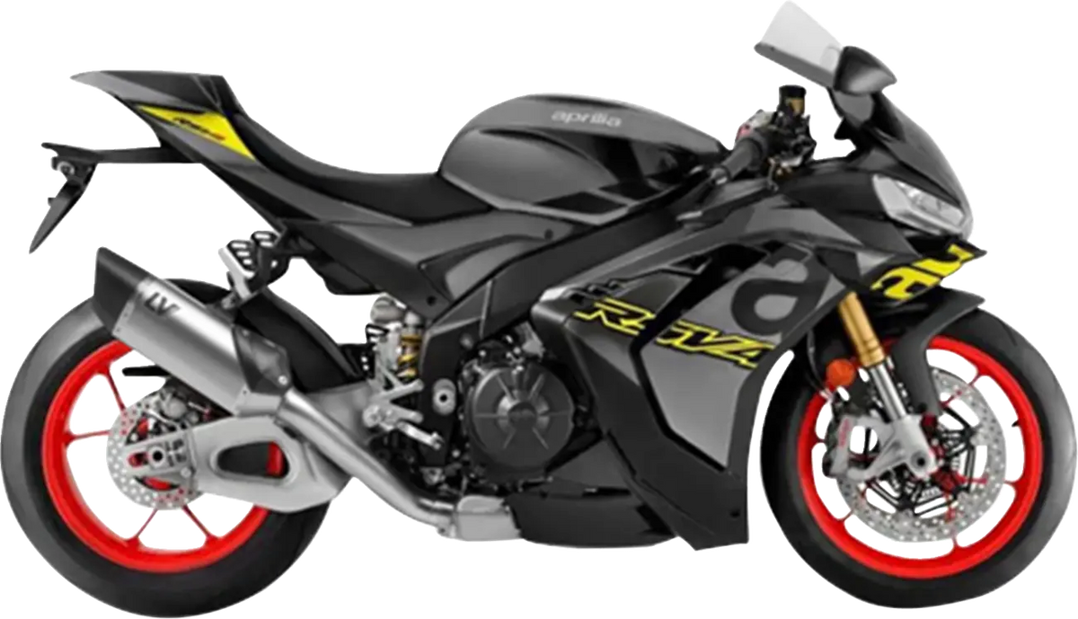 Leovince LV-14 R Black Slip-On Muffler Aprilia TUONO V4 RSV4