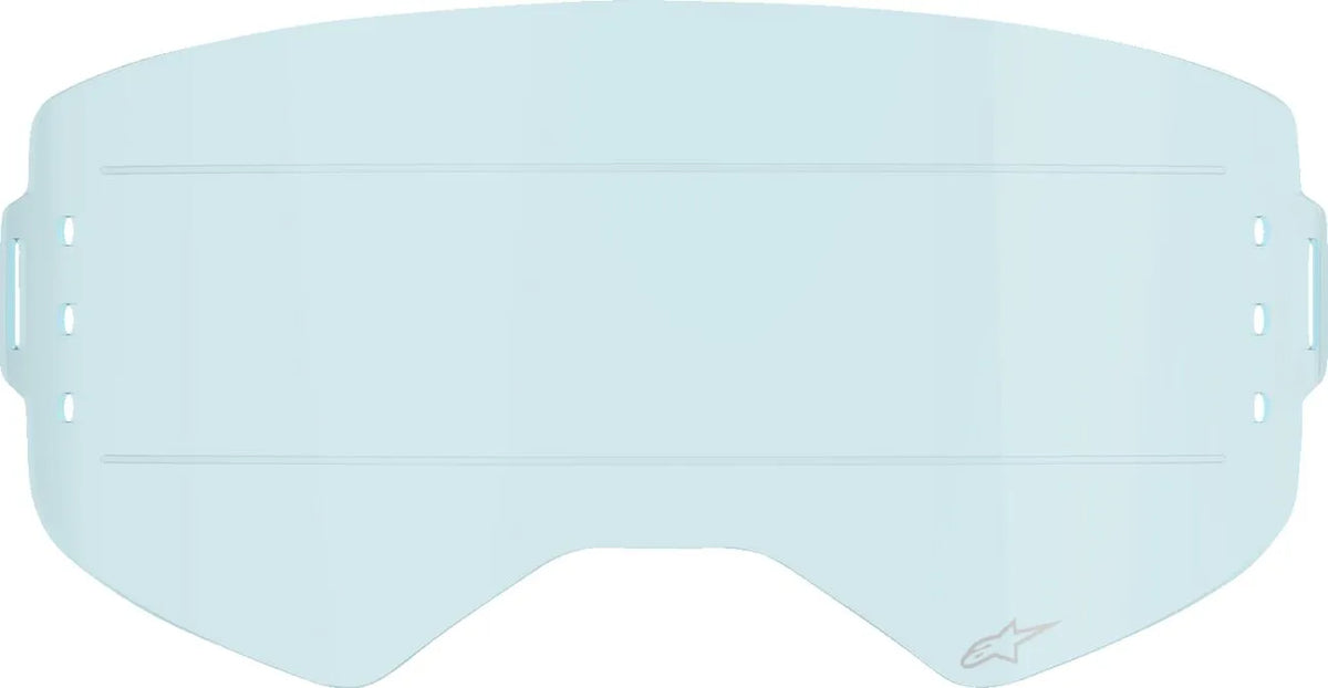 Alpinestars Supertech Wide Vision Roll-Off Goggle Lens Blue