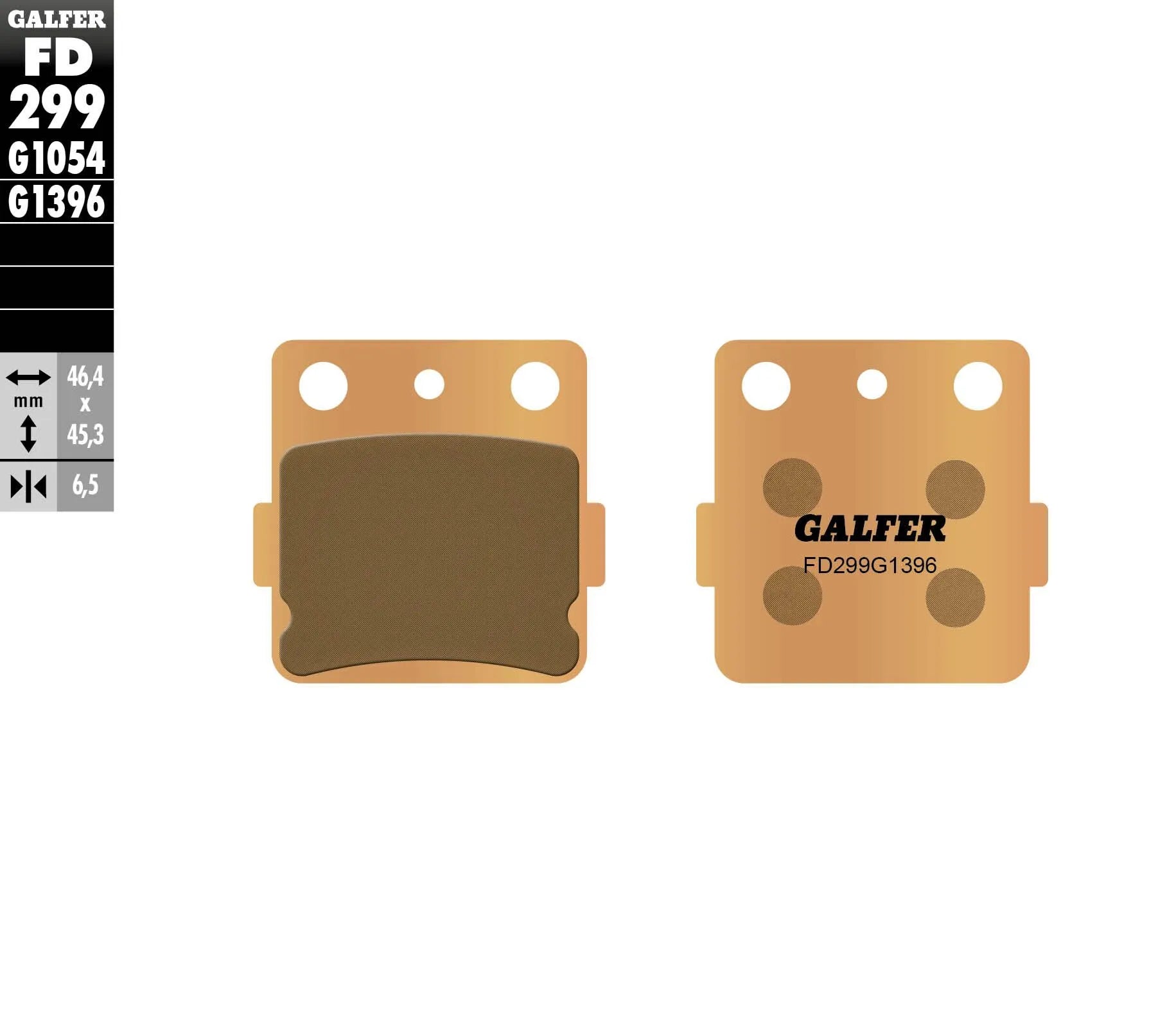 Galfer Hh Sintered Brake Pads For Motorcycles