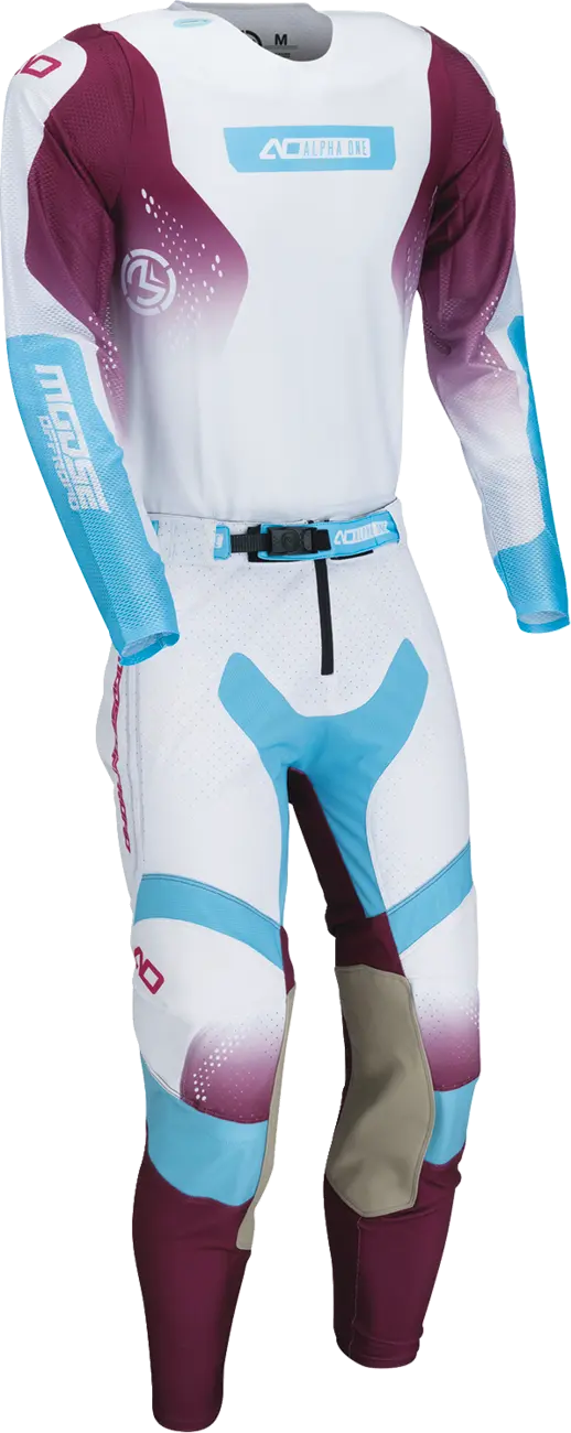 Moose Offroad Alpha One Pants White/Purple