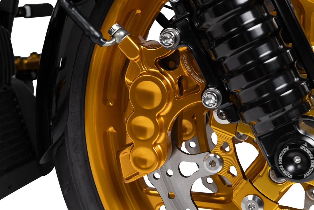 Arlen Ness 6-tłoczkowy Zacisk Hamulcowy Na Przód Prawy, Rotor 14"