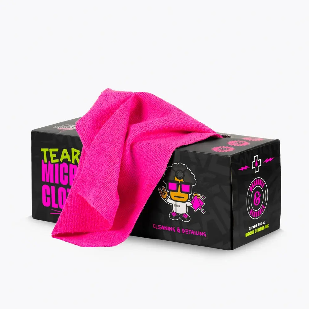 Muc-Off Tear Off Microfibre Cloths 50-Count Roll