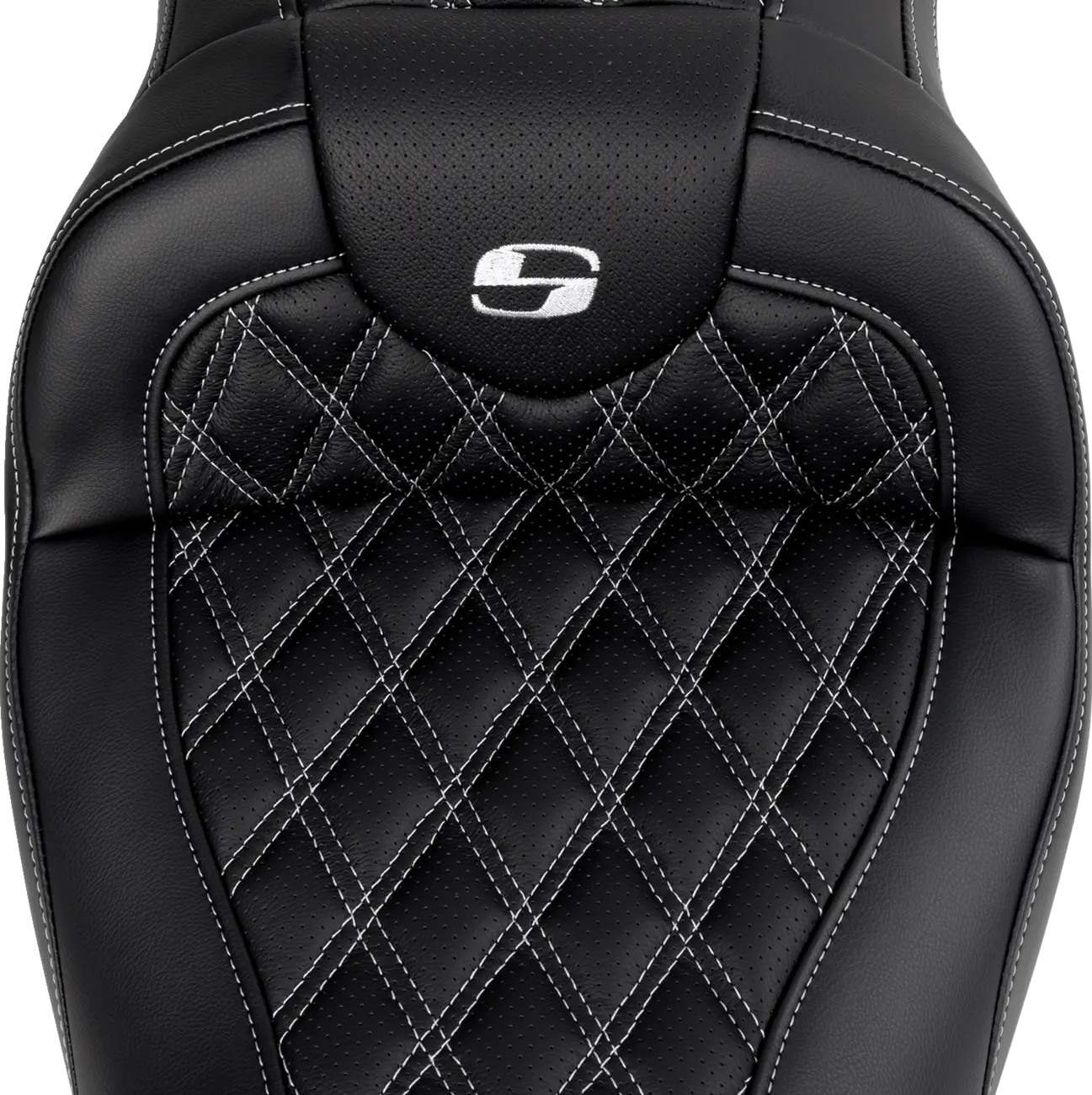 Saddlemen Roadsofa Lattice Stitch Seat - For Harley Davidson