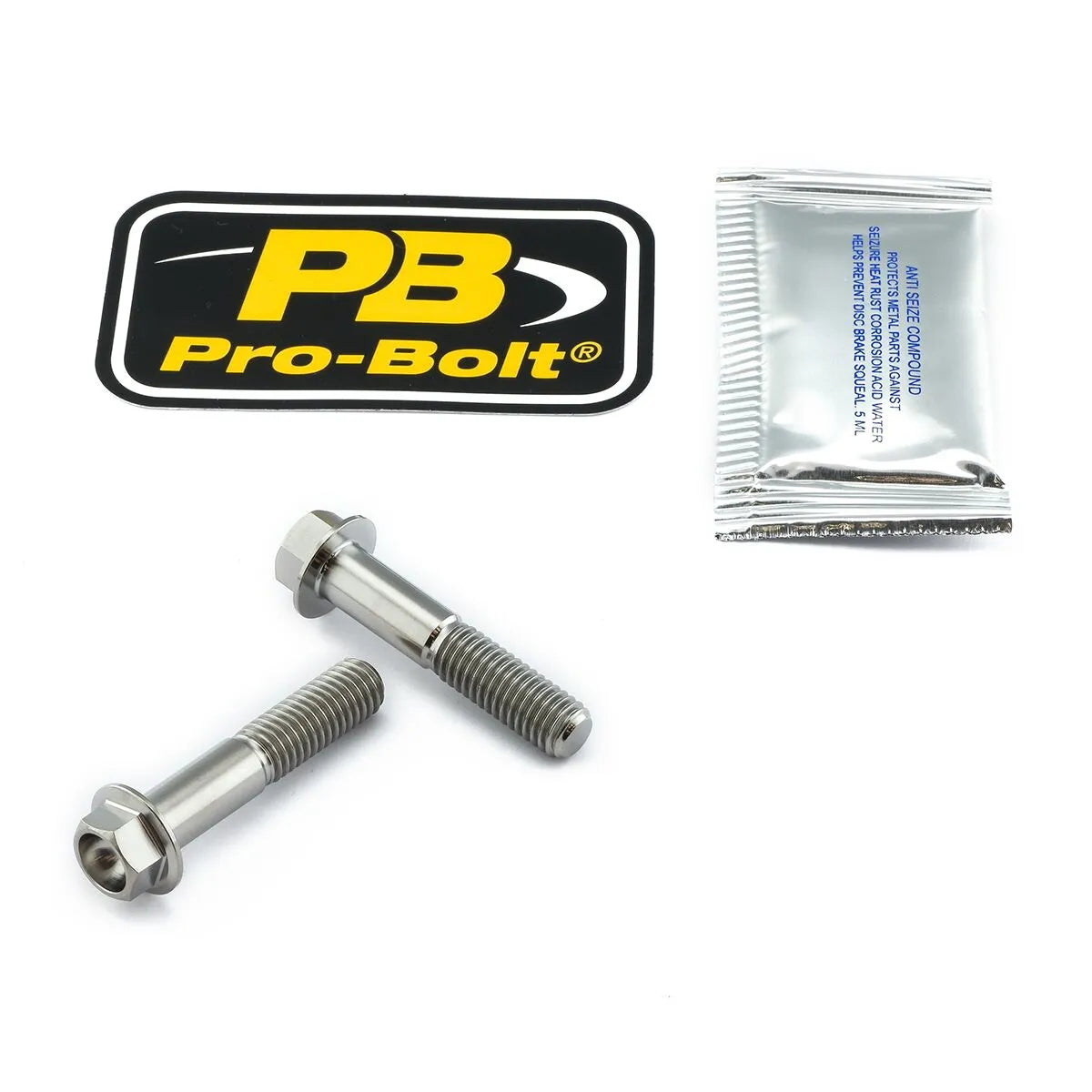 Pro Bolt Titanium Clip-on Handlebar Mount Bolt Kit