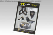 Hyperpro Black Steering Damper Mount Kit Aprilia RSV1000 01-05