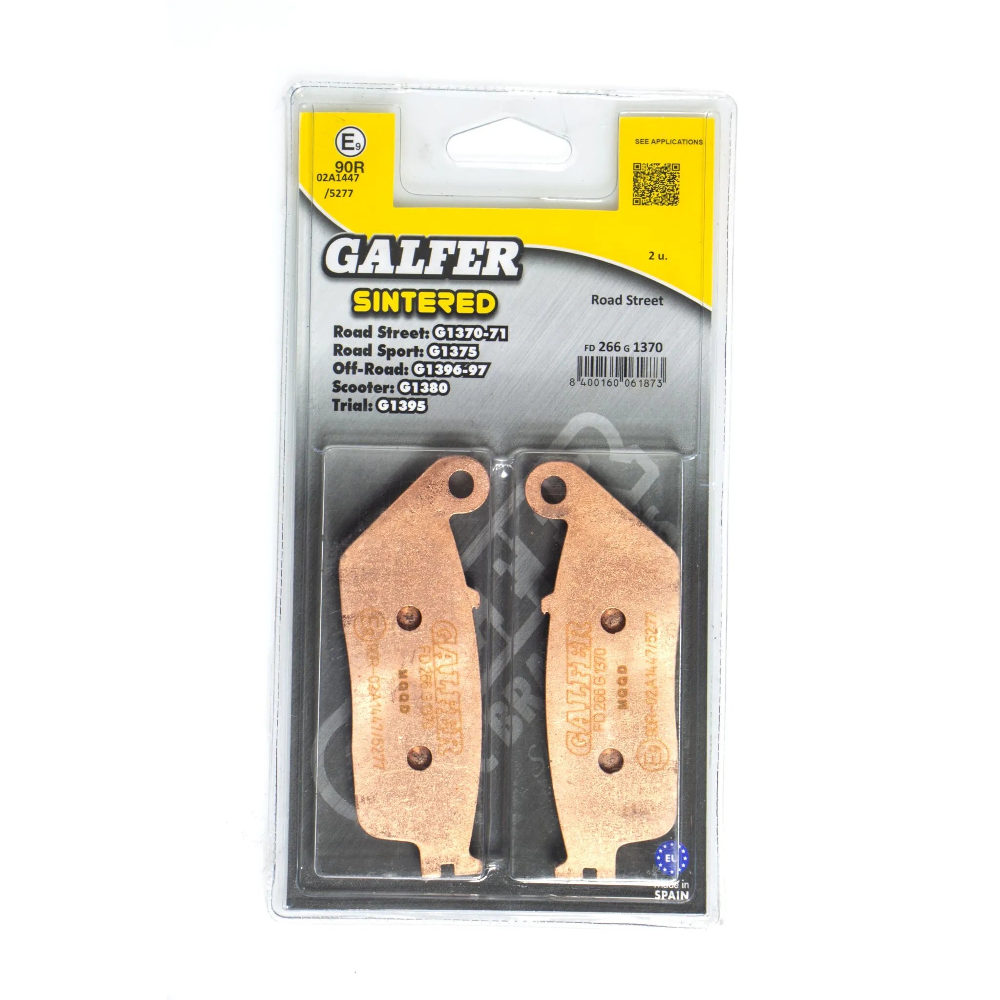 Galfer Hh Sintered Brake Pads - High Performance - Front & Rear