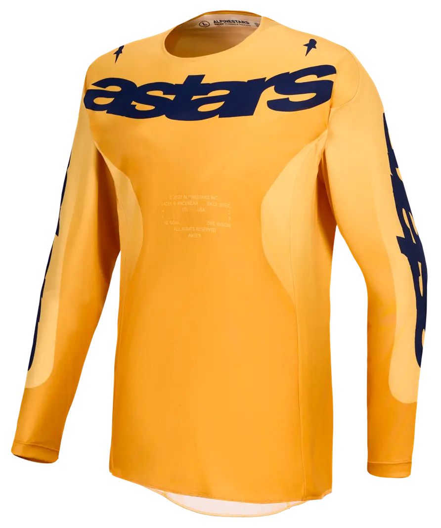 Alpinestars Racer Amber Jersey Orange Gold Blue