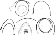 MAGNUM SHIELDING Black Pearl Handlebar Installation Kit for Ape