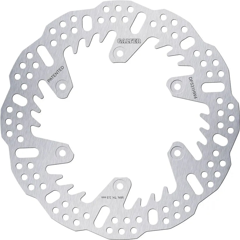 Galfer Shark Fixed Brake Rotor - Enhanced Braking Performance - Rear