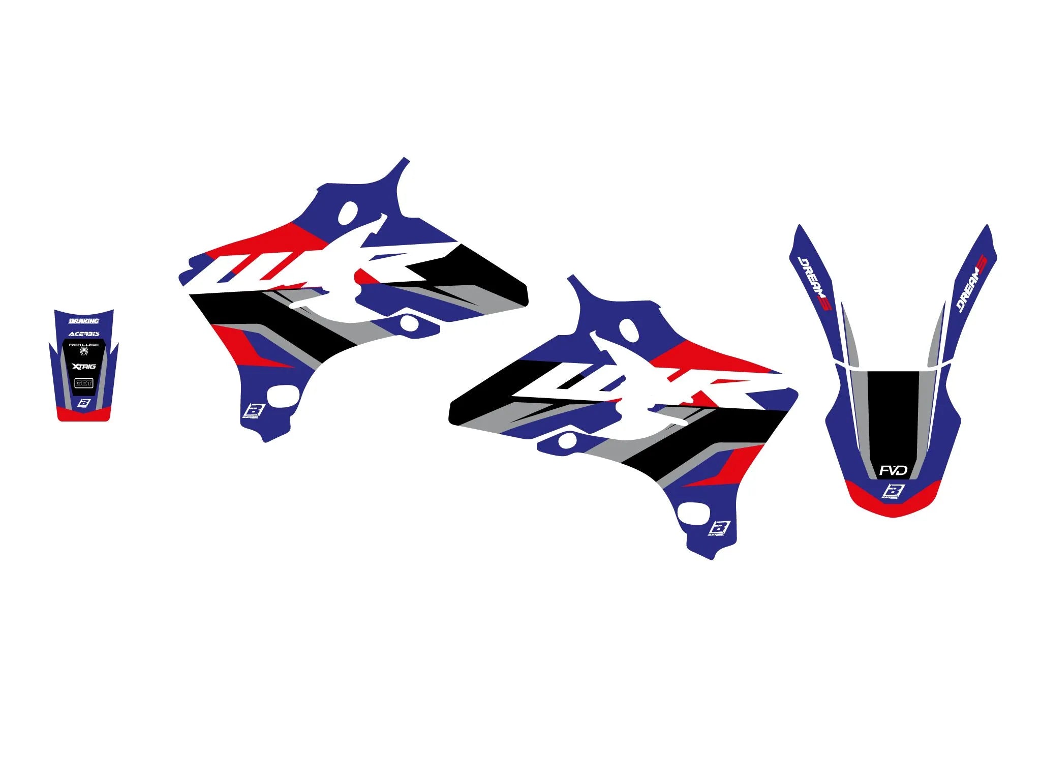 Blackbird Racing Dream 5 Graphic Kit For Yamaha