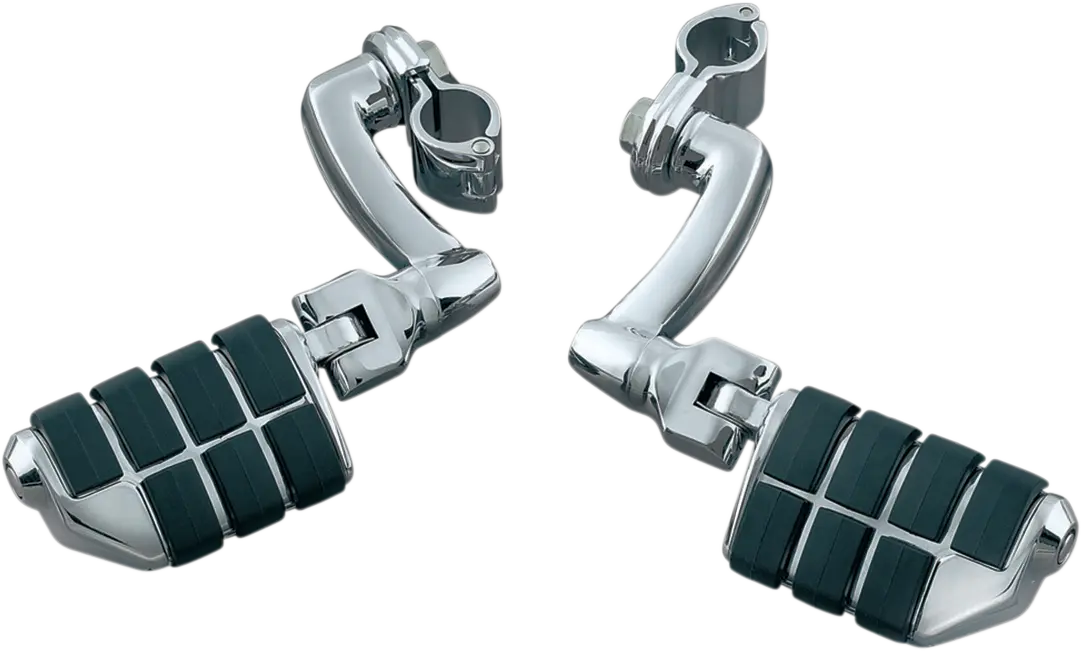 Kuryakyn Longhorn Offset Dually Highway Pegs for Engine Guards