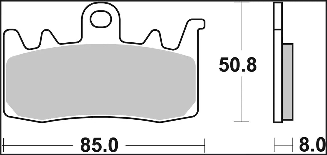 Brembo Sa Spiekane Przednie Klocki Hamulcowe Do Motocykli Drogowych