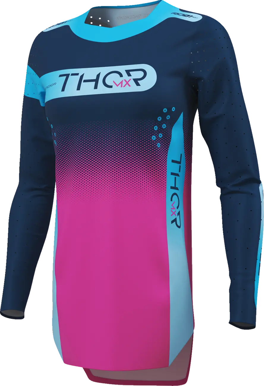 Thor Sportmode Merge Women's Jersey Navy Fuchsia