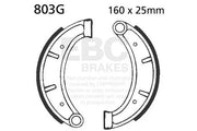 Ebc Organiczny Zestaw Szczęk Hamulcowych 160mm - Przód