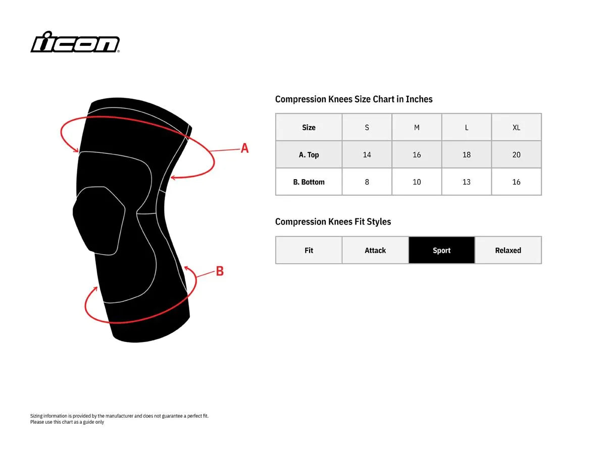 Icon Field Armor Compression Knee Guards Black
