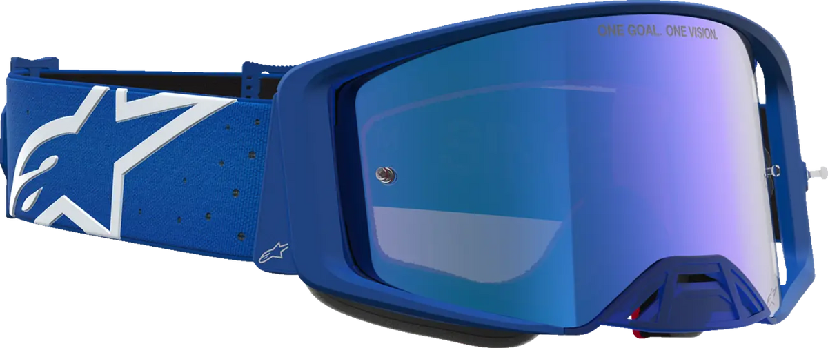 Alpinestars Supertech Vesta Goggle Blithe Blue White Mirror Blue