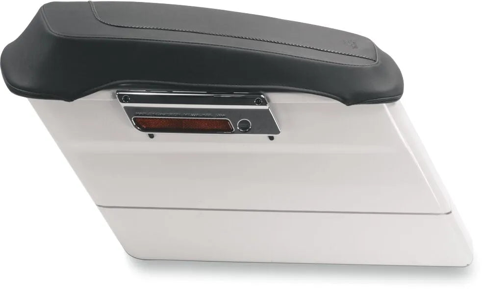 Mustang Saddlebag Lid Covers - Black Vinyl