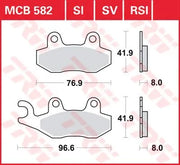 Trw All Round Spiekane Metalowe Klocki Hamulcowe - Przód i Tył