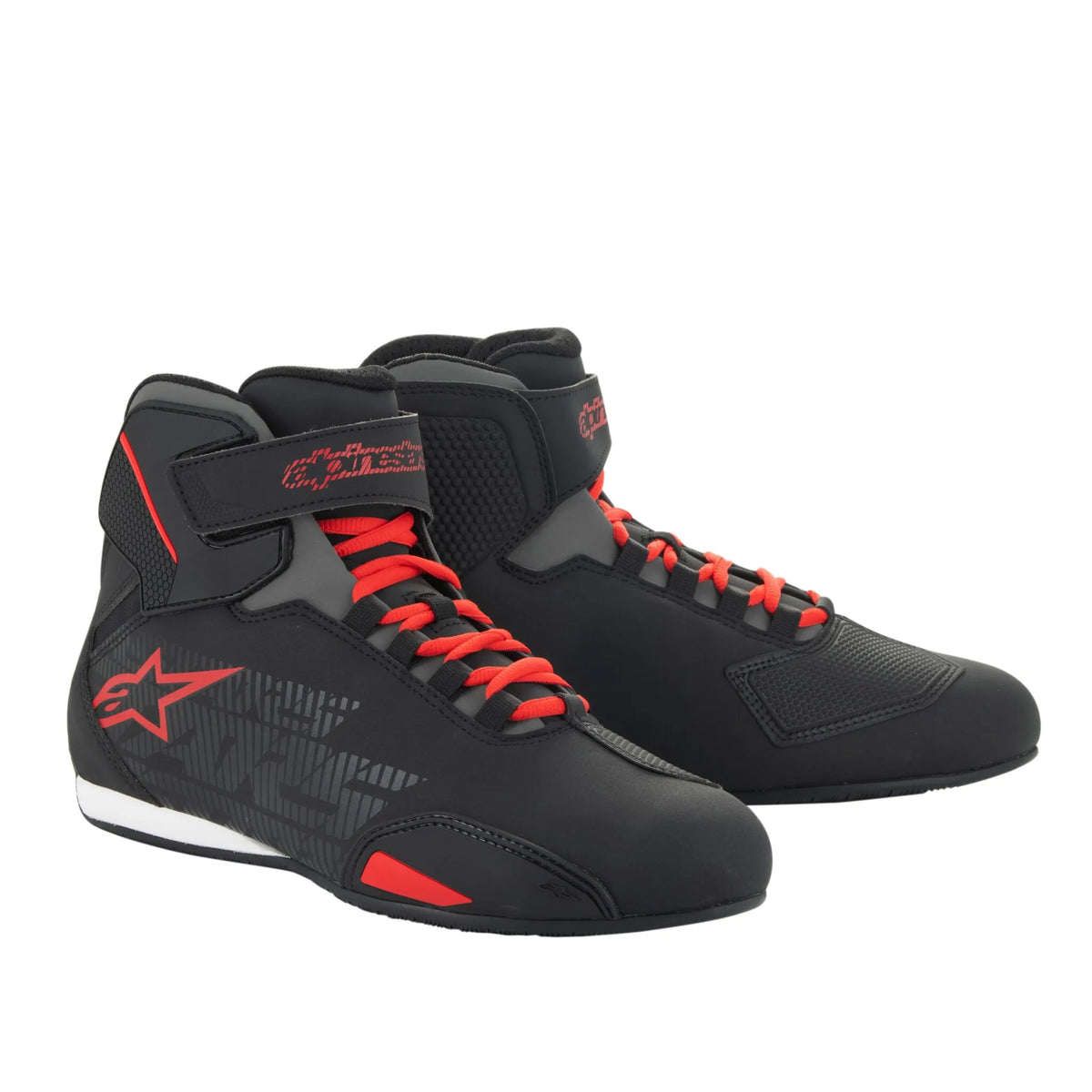 Alpinestars Sektor Riding Shoes Black Red