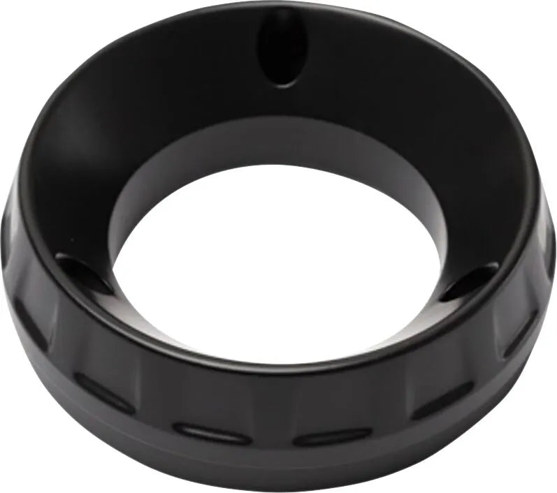 S&S Cycle Grand National 4" Czarna Końcówka Malowana Proszkowo