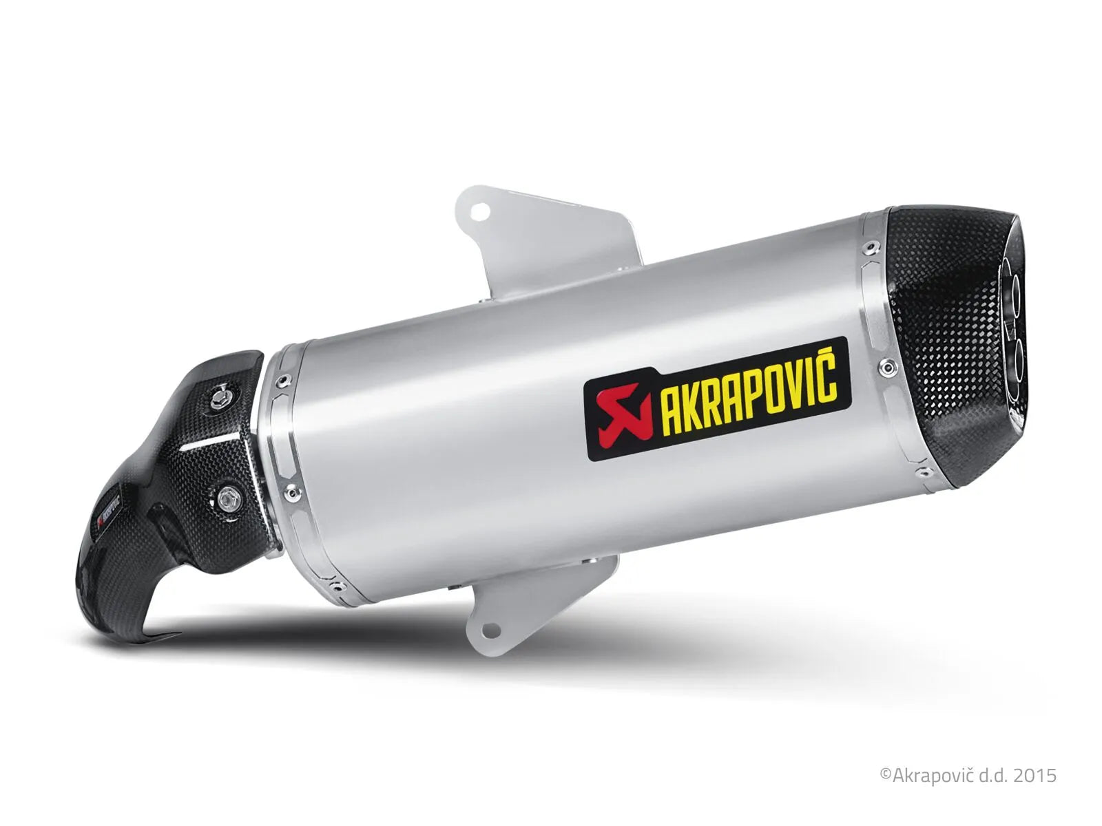 Tłumik Nakładany Akrapovic Slip-on Line Do Skuterów - Homologacja Drogowa ECE