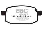 Ebc Sfac Carbon Series Skuterowe Klocki Hamulcowe