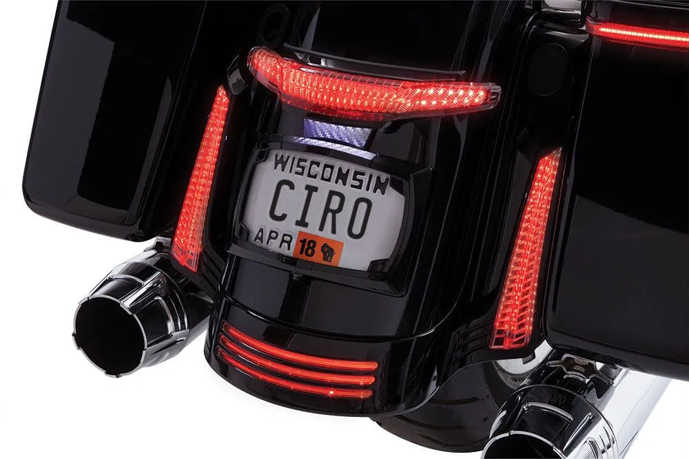 Ciro Latitude Led Taillight & License Plate Mount For Harley-davidson