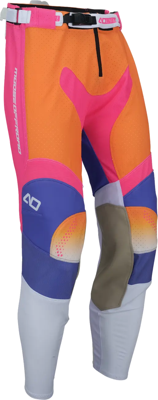 Moose Offroad Soft-Goods Alpha One Pants Orange/Purple